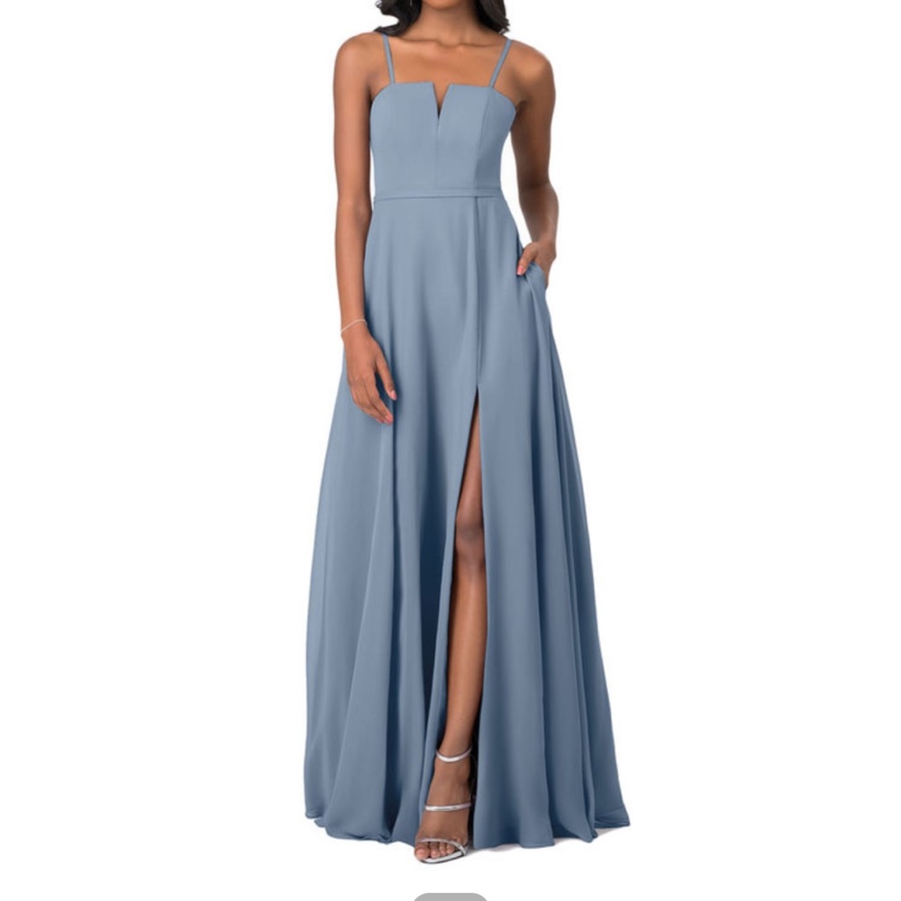 Azazie - dusty blue - bridesmaid dress | Never worn, still in bag!